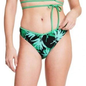 Fe Noel x Target Feathered Palm Print High Leg Cheeky Bikini Bottom
